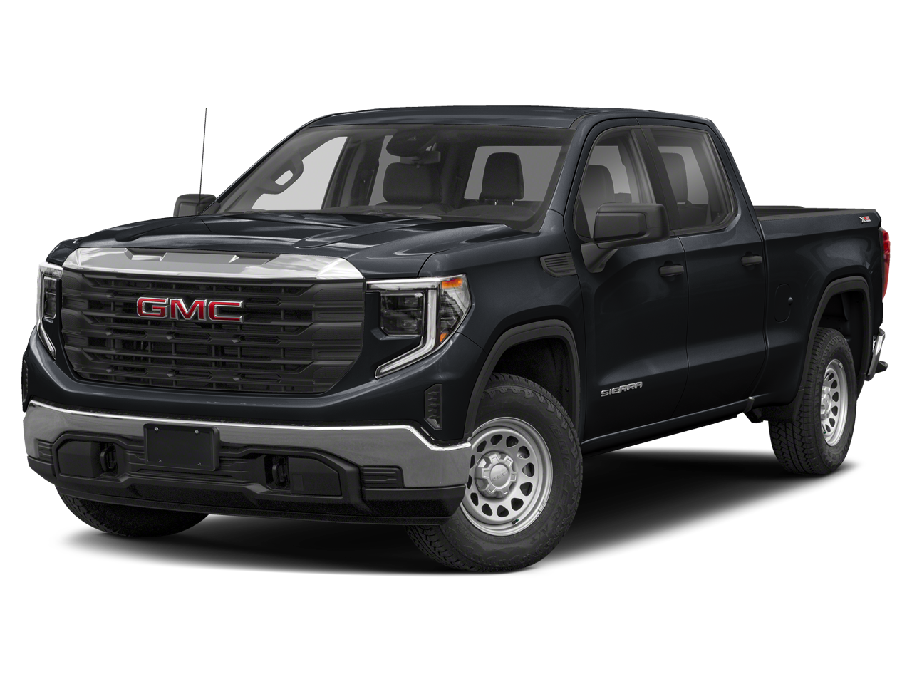 2024 GMC Sierra 1500 SLT in Volcanic Red Tintcoat — front three-quarter view