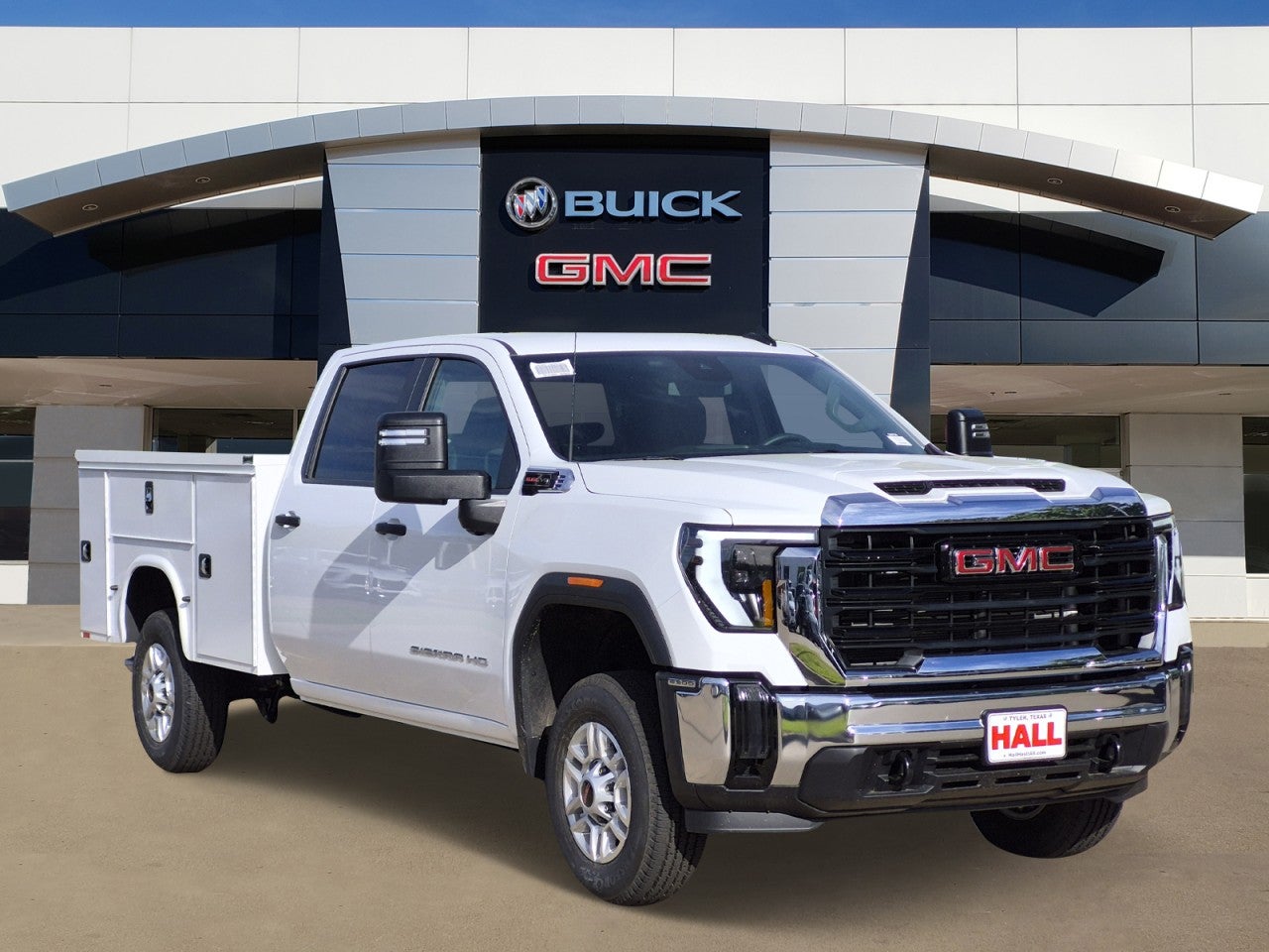 2026 GMC Sierra 2500 HD Pro in Summit White — front three-quarter view