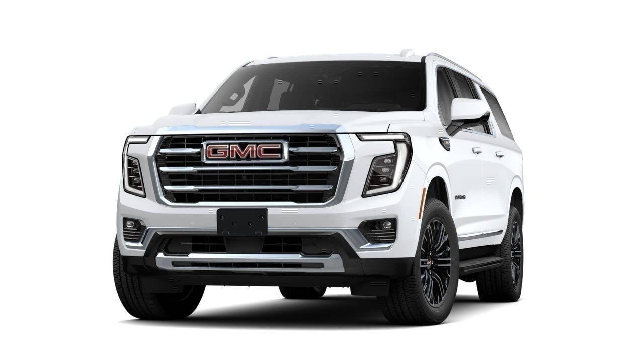 2026 GMC Yukon XL Elevation in Summit White — front three-quarter view
