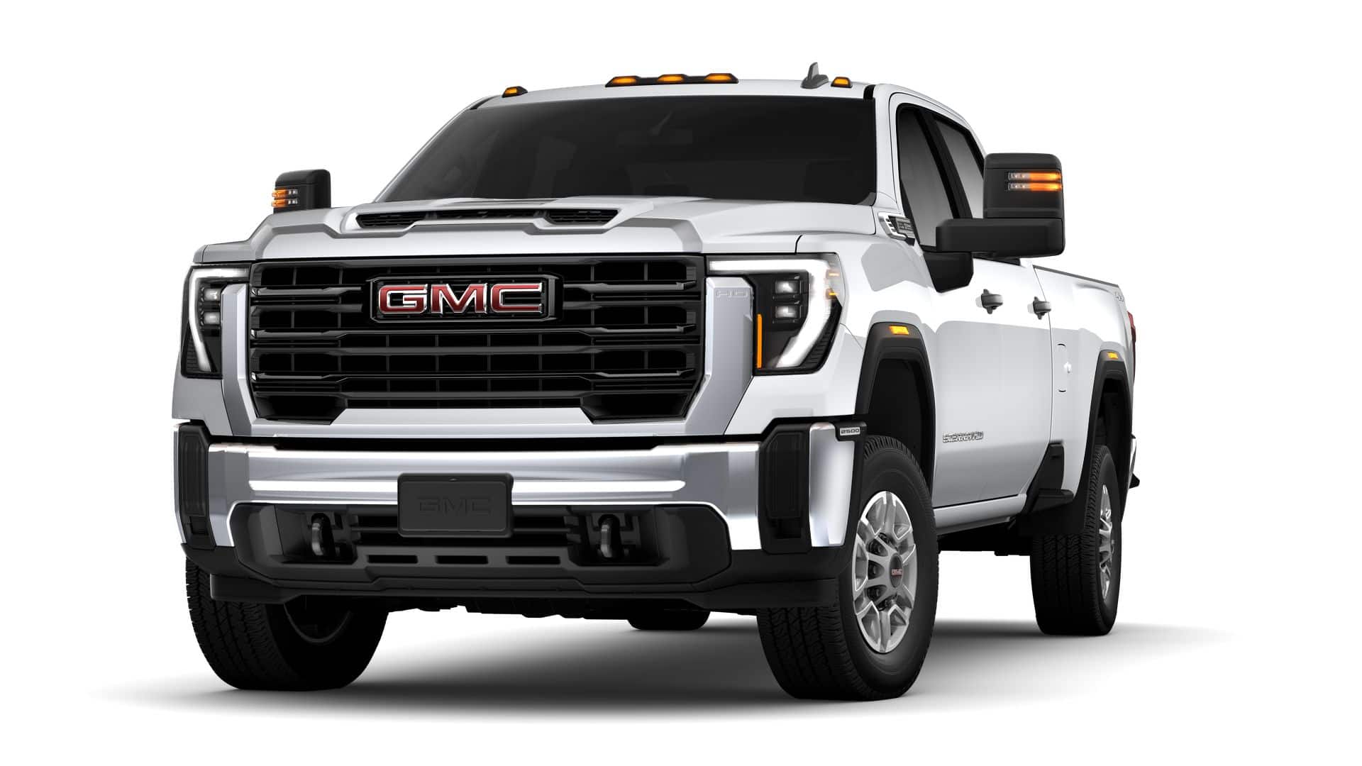 2026 GMC Sierra 2500 HD Pro in Summit White — front three-quarter view