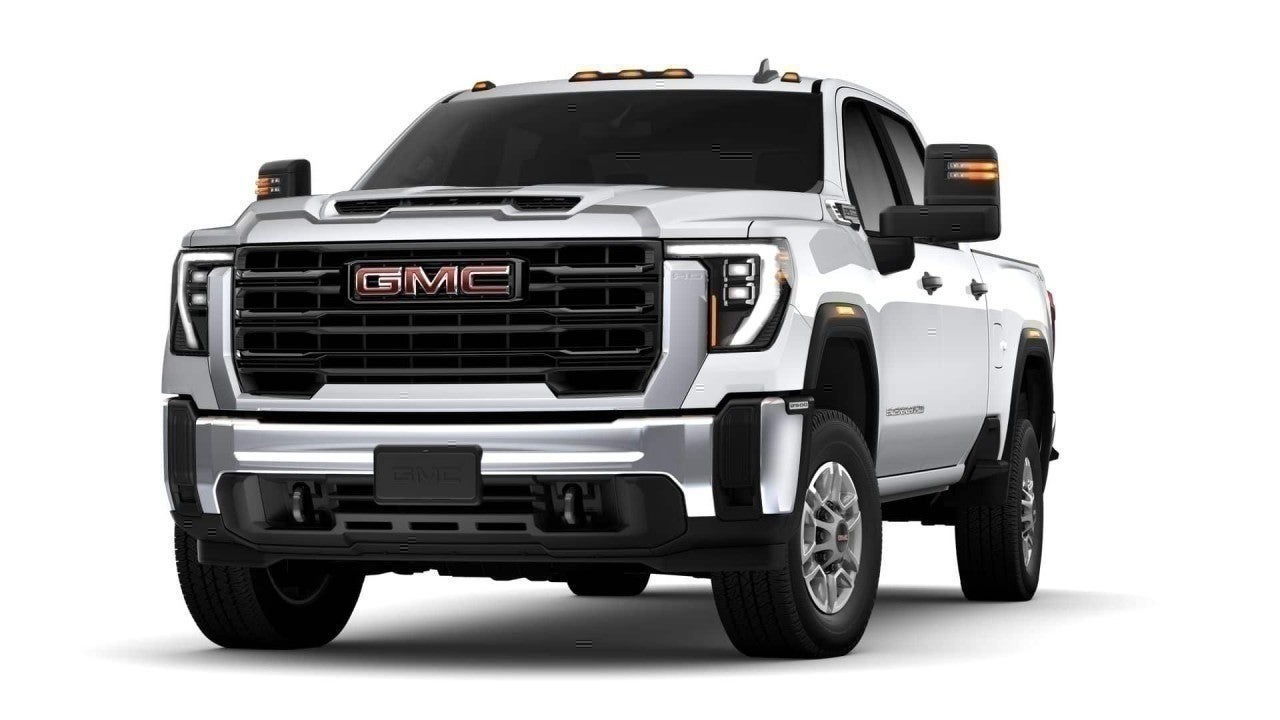 2026 GMC Sierra 2500 HD Pro in Summit White — front three-quarter view