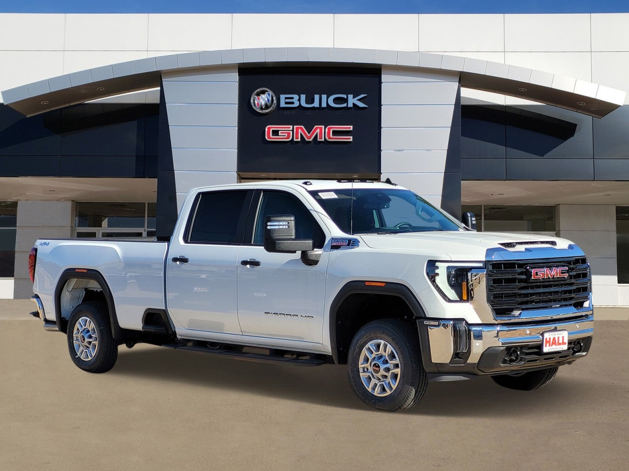 2026 GMC Sierra 2500 HD Pro in Summit White — front three-quarter view