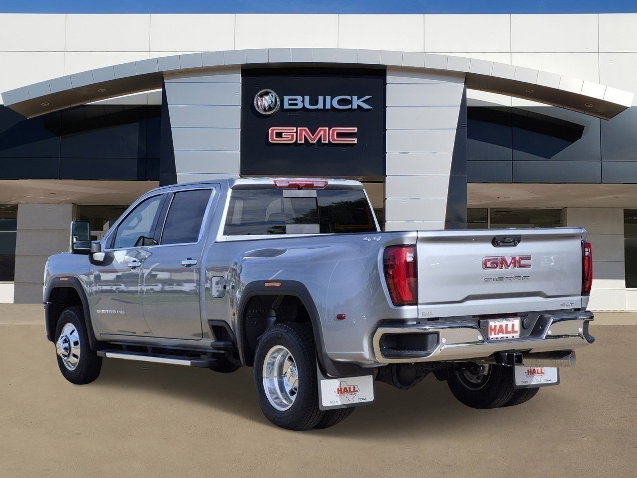 2026 GMC Sierra 3500 HD — rear three-quarter view