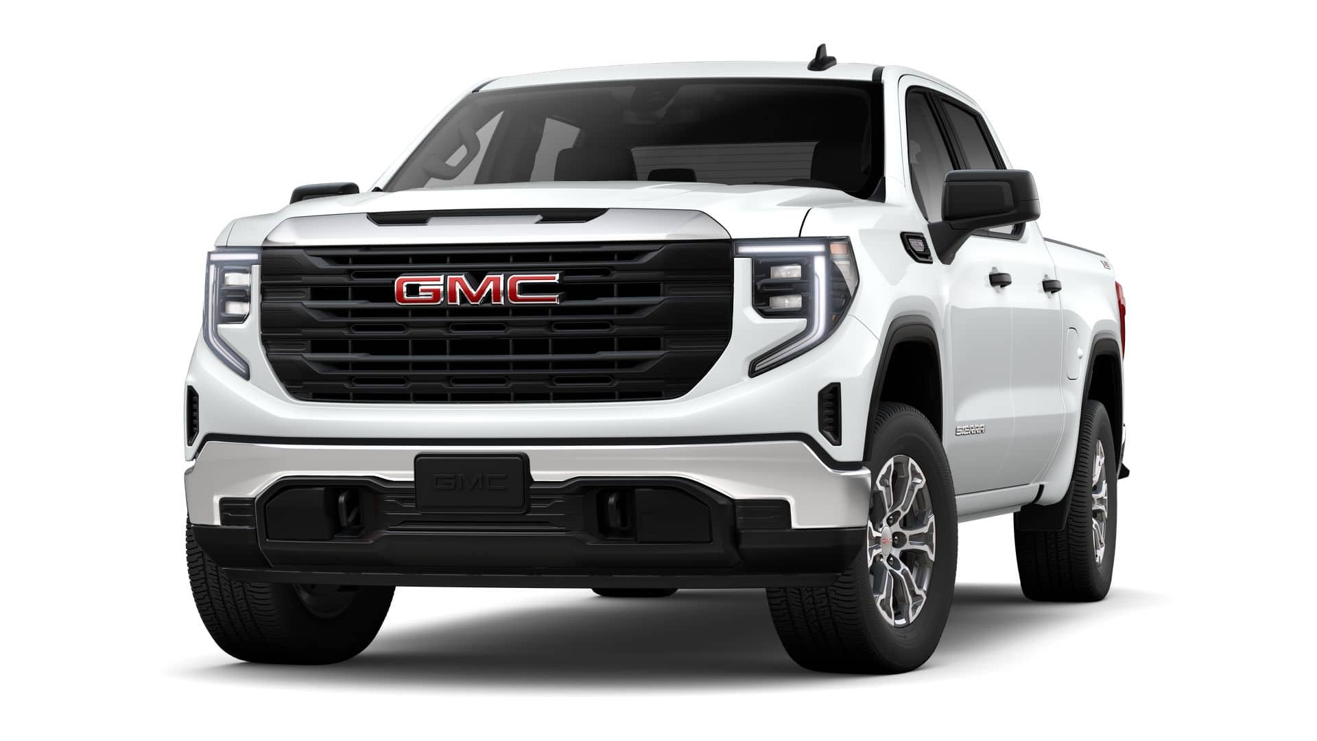2026 GMC Sierra 1500 Pro in Summit White — front three-quarter view