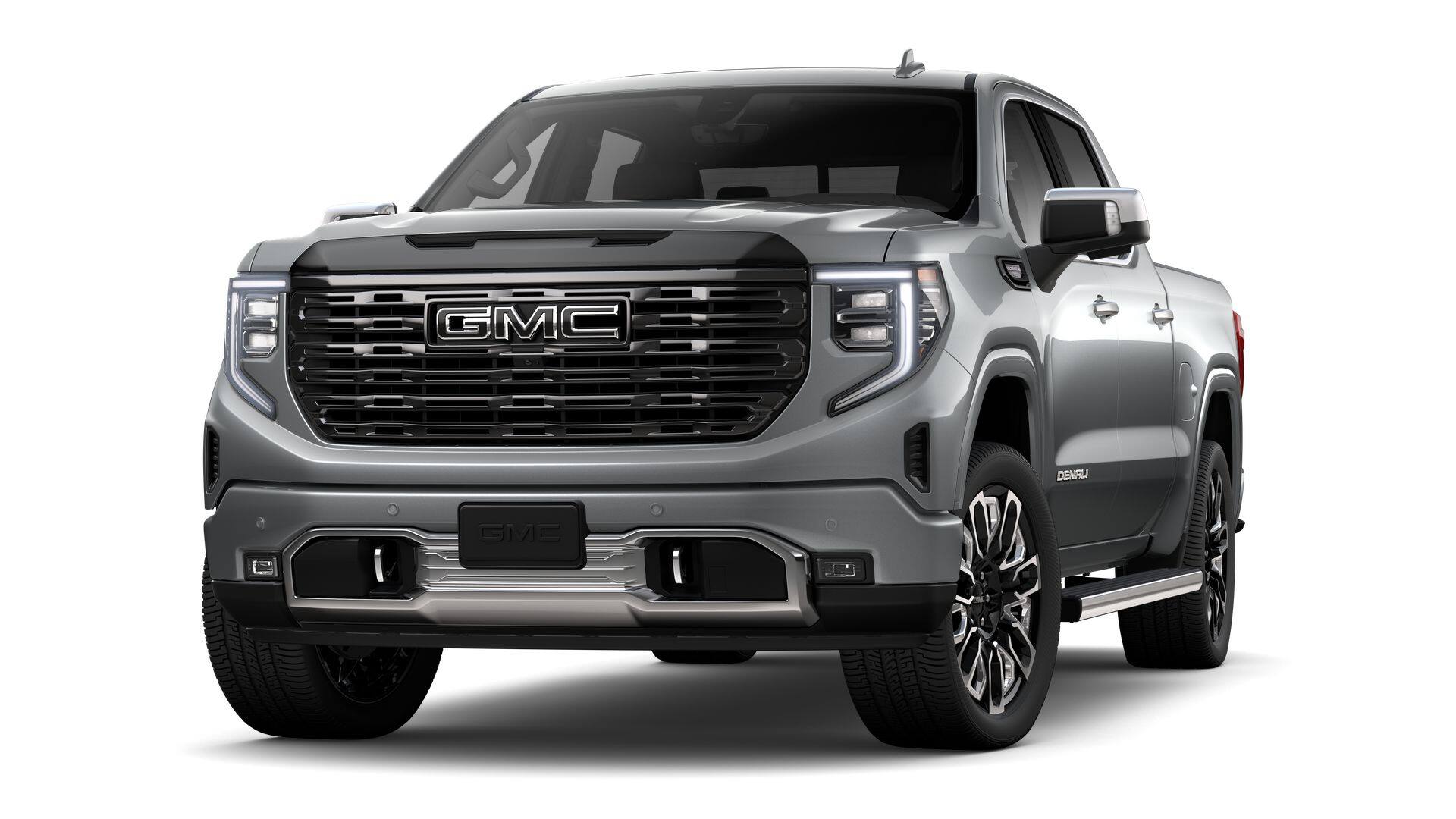 2026 GMC Sierra 1500 Denali Ultimate in Sterling Metallic — front three-quarter view