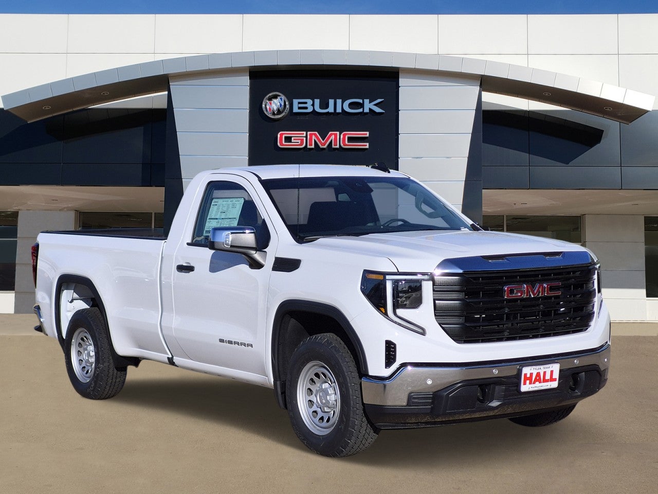 2026 GMC Sierra 1500 Pro in Summit White — front three-quarter view