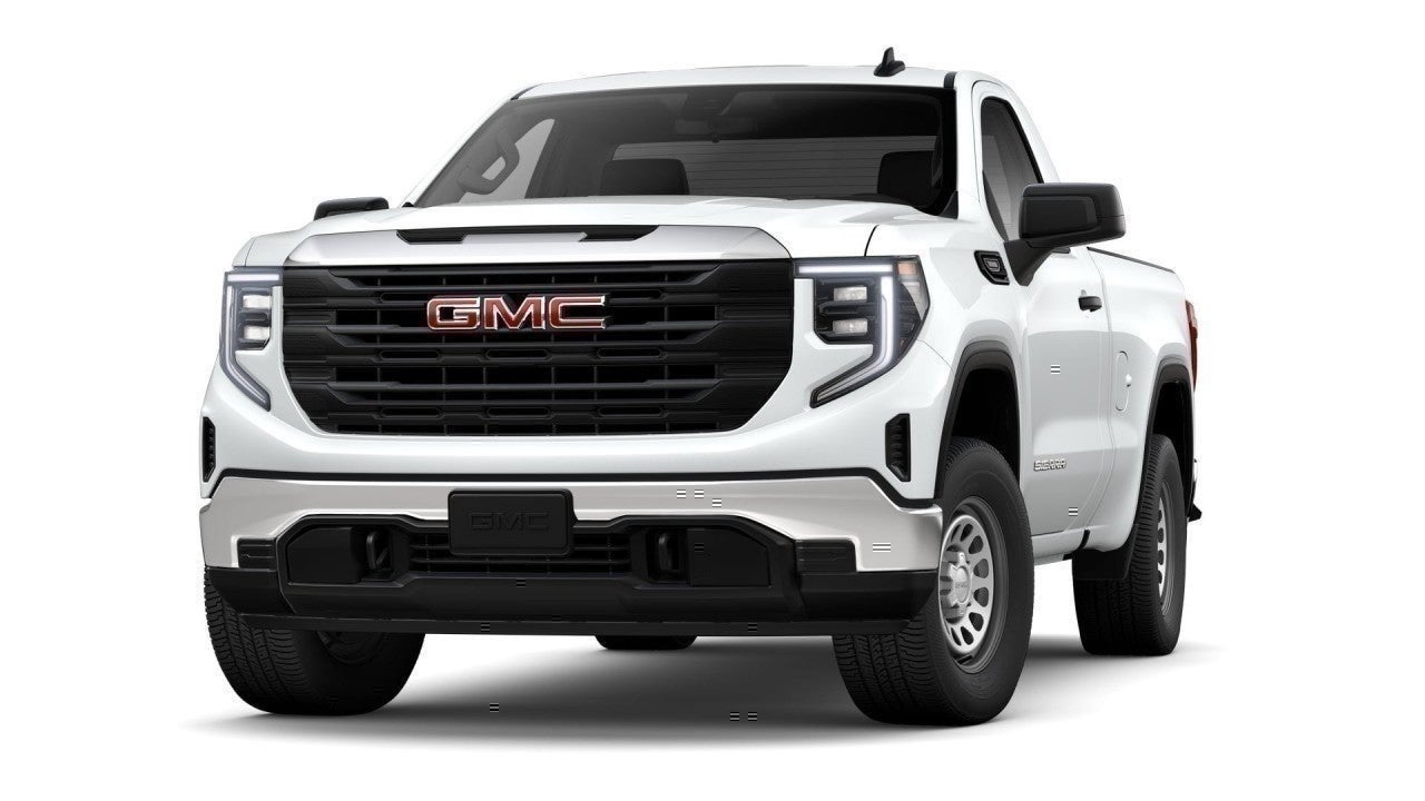 2026 GMC Sierra 1500 Pro in Summit White — front three-quarter view