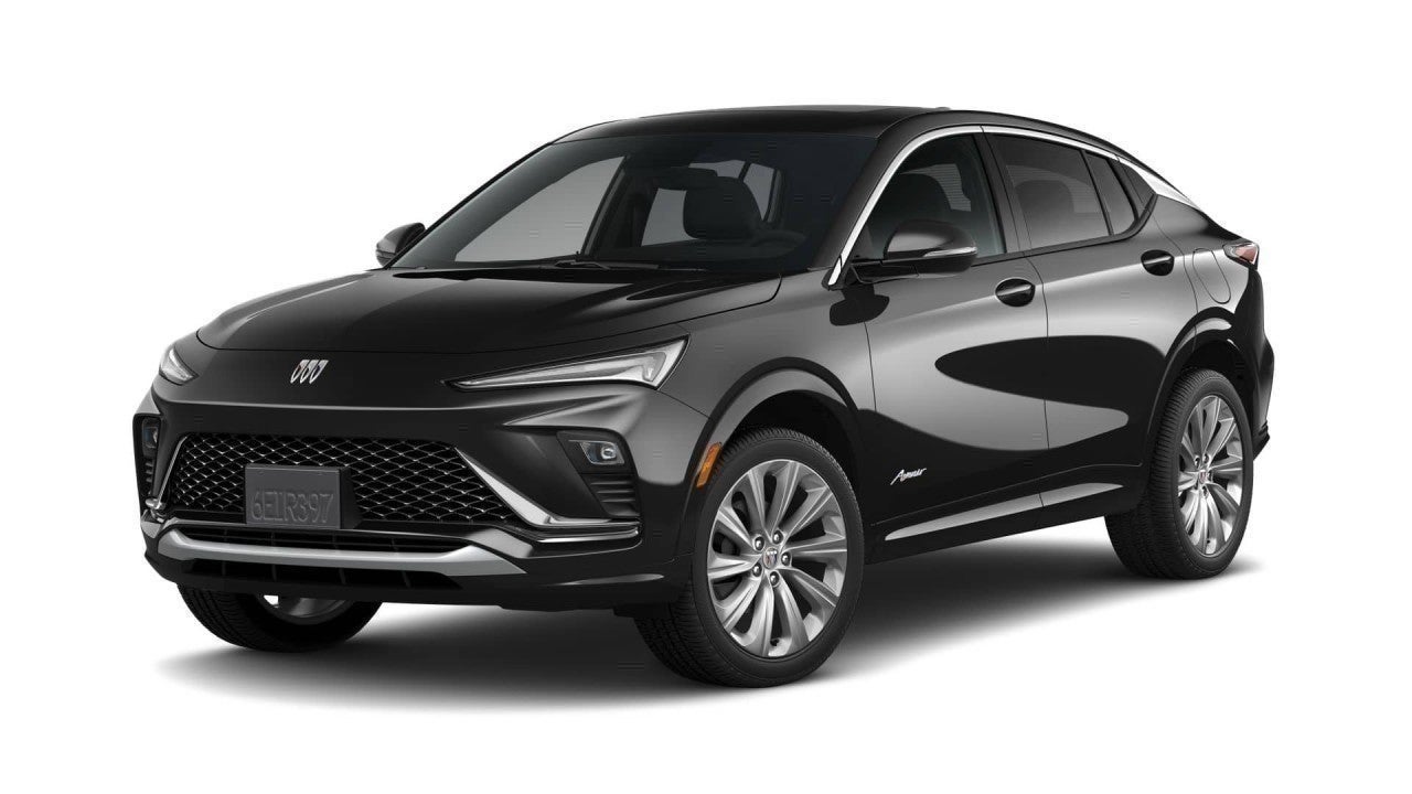 2026 Buick Envista Avenir in Ebony Twilight Metallic — front three-quarter view