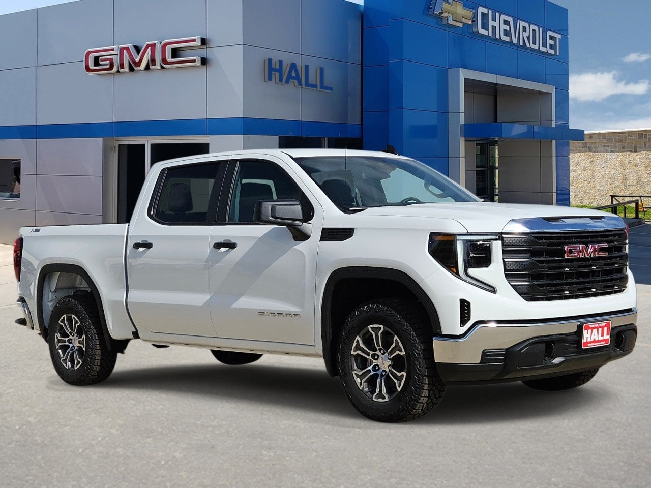 2026 GMC Sierra 1500 Pro in Summit White — front three-quarter view