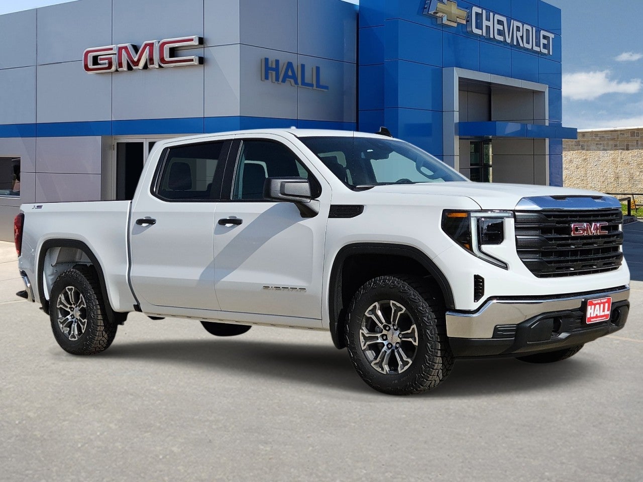 2026 GMC Sierra 1500 Pro in Summit White — front three-quarter view